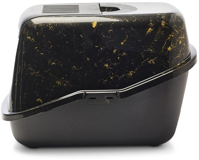 Kuweta NESTOR Marble black gold