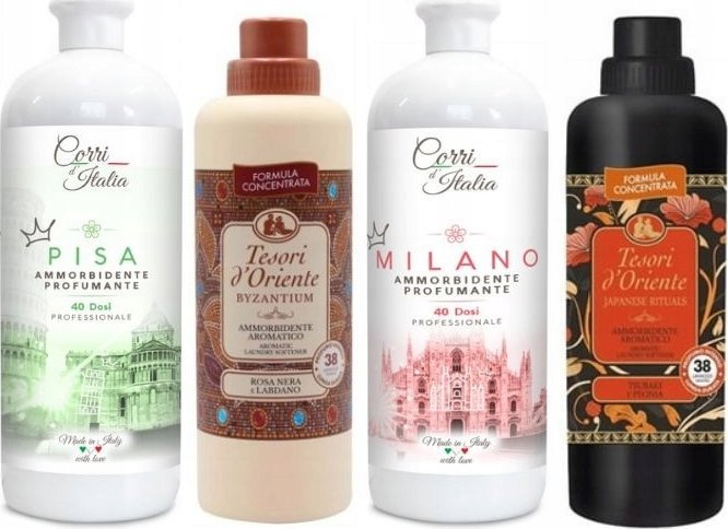 Zestaw Tesori d'Oriente Corri d'Italia 4x Płyn do płukania - PBMJ