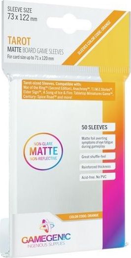 Rebel Gamegenic: Matte Tarot-Sized Sleeves 73x122mm