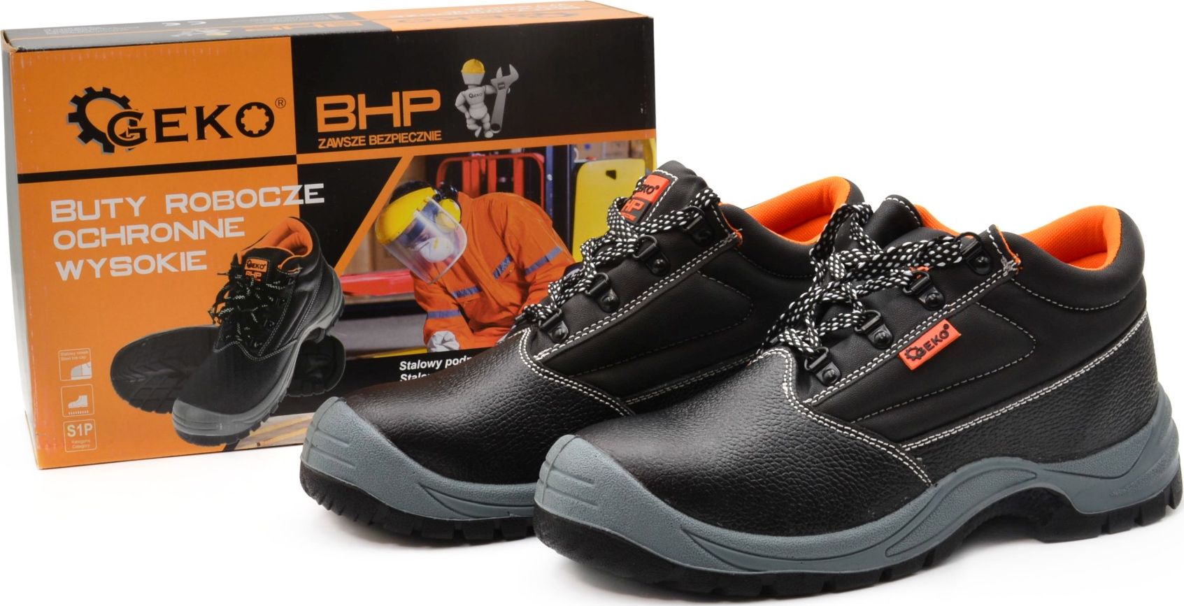 Geko Buty robocze ochronne model no.2 wysokie S1P - r. 42(10)
