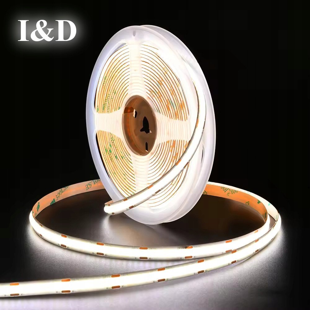 Taśma LED V-TAC Bezpunktowa COB 320LED 24V IP67 10W/m VT-COB 320 4000K