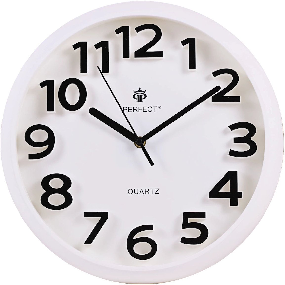 Perfect Zegar ścienny WC 34001 biały 33,5 cm