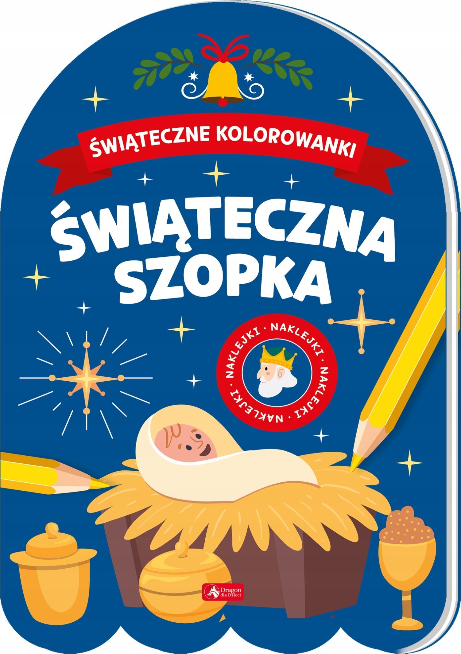 Świąteczne kolorowanki. Szopka