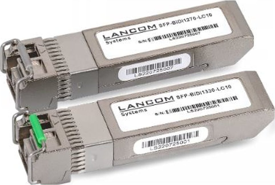 Moduł SFP LANCOM Systems LANCOM 10G SFP+ BiDi pair for connecting LANCOM switches via SFP+ ports over only one fiber via two separate wavelengths 1270