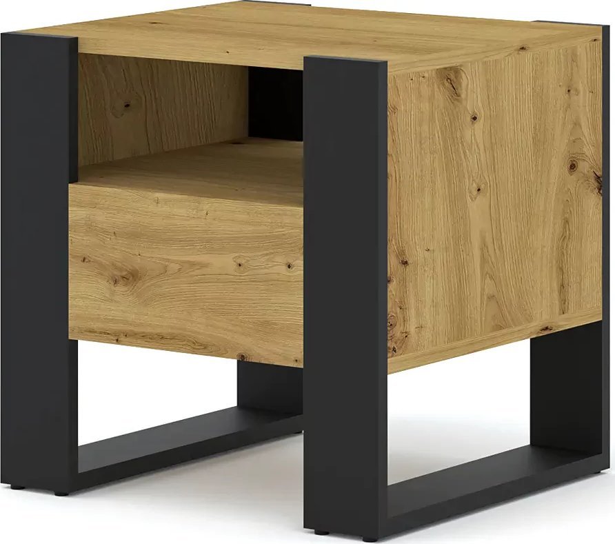 Elior Stolik nocny dąb artisan - Birma 9X