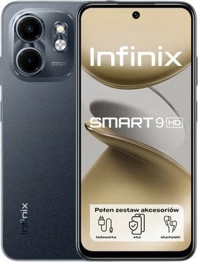 INFINIX SMARTFON TELEFON SMART 9 HD 4/64GB CZARNY GTU06
