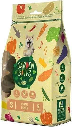 Duvo+ Garden Bites Vegan Bones Small Pouch Małe Kostki Wiązane Do Czyszczenia Zębów Op. 340g