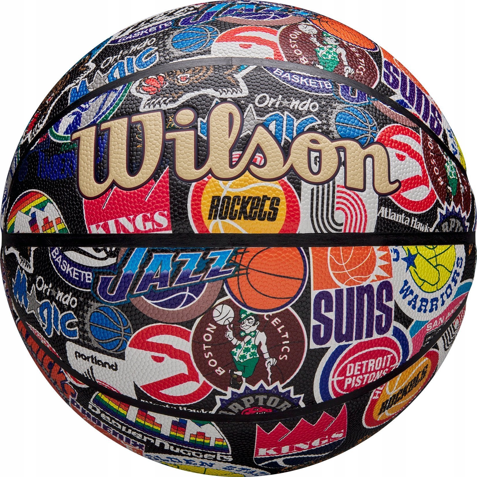 Wilson NBA All Team Retro Ball WZ4028501XB Wielokolorowe 7