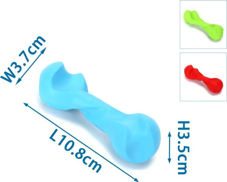 Nobleza Gumowa kość w kształcie hantli Gumowa kość w kształcie hantli