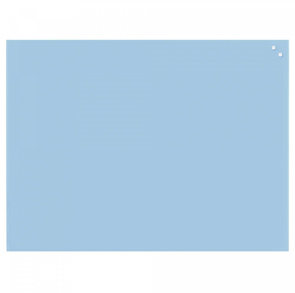 Glastavle Naga magnetisk lys blå 600x800mm