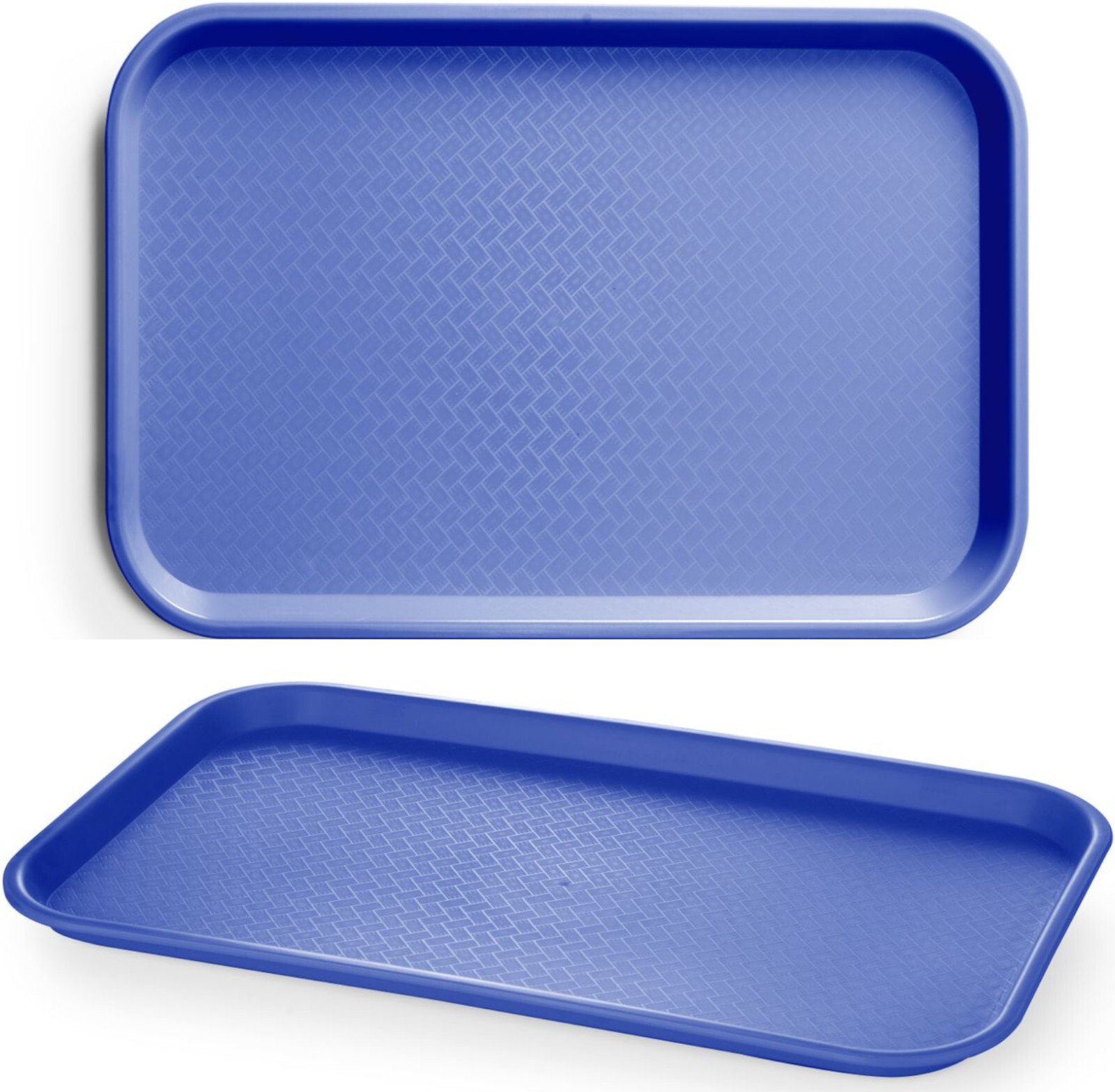 Amerbox Taca do serwowania Fast Food GN 1/1 530x325 mm - niebieska