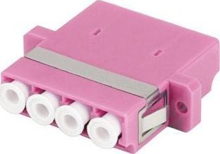 Lanberg ADAPTER ŚWIATŁOWODOWY MM LC/UPC QUAD OM4 LANBERG