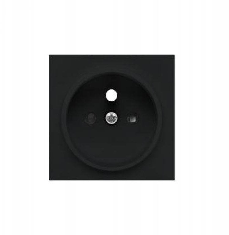 Kontakt-Simon Pokrywa pojedynczego gniazda wtyczkowego do SGZ1CM, SGZ1M Czarny mat TGZ1ZP/149