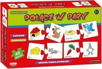 Abino Puzzle edukacyjne Połącz w pary ABINO