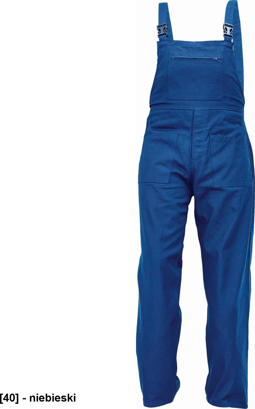 CERVA FF UDO BE-01-006 - ogrodniczki - niebieski 48