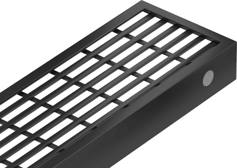 Mexen Mexen M33 maskownica do odpływu liniowego 60 cm, czarna - 1733060