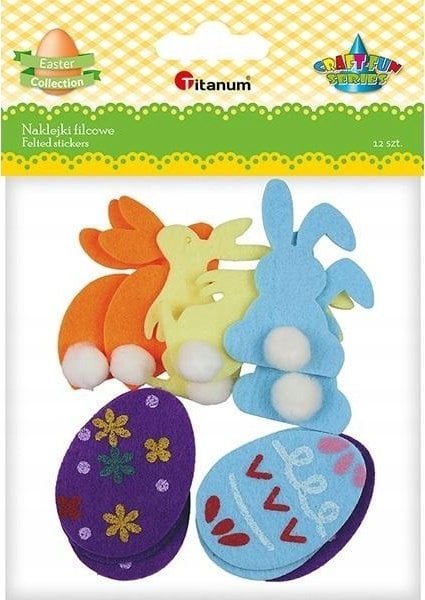 Teka Naklejki filcowe zaj±czki 12szt.