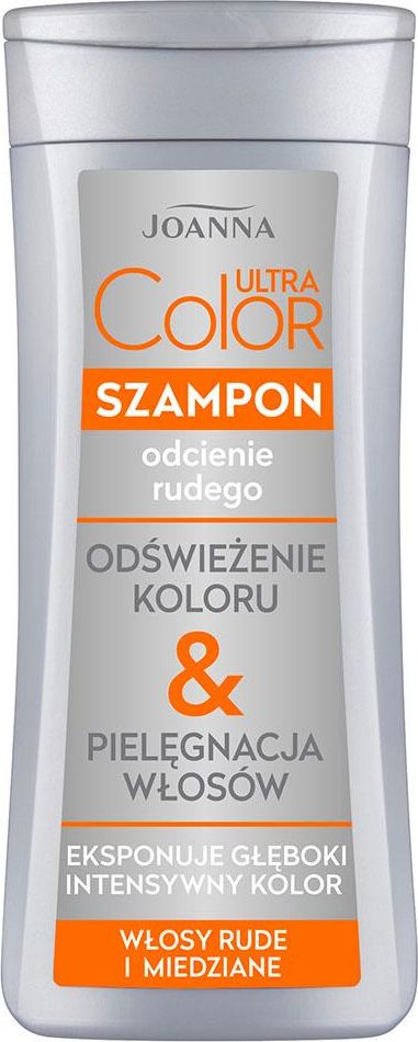 Joanna Ultra Color Shampoo szampon do włosów rudych i miedzianych 200ml