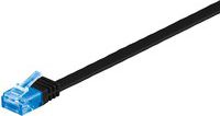 MicroConnect RJ-45/RJ-45 kat.6a U/UTP Czarny 3m (V-UTP6A03S-FLAT)