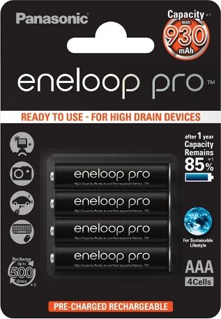 Panasonic Akumulator Eneloop Pro AAA / R03 930mAh 4 szt.