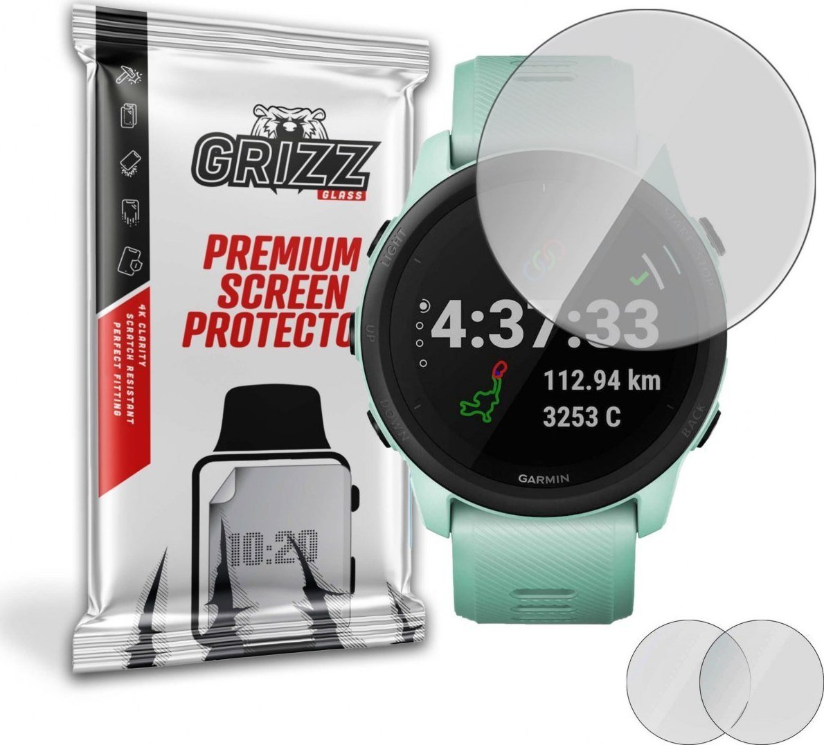 GrizzGlass Folia matowa Grizz Garmin Forerunner 745