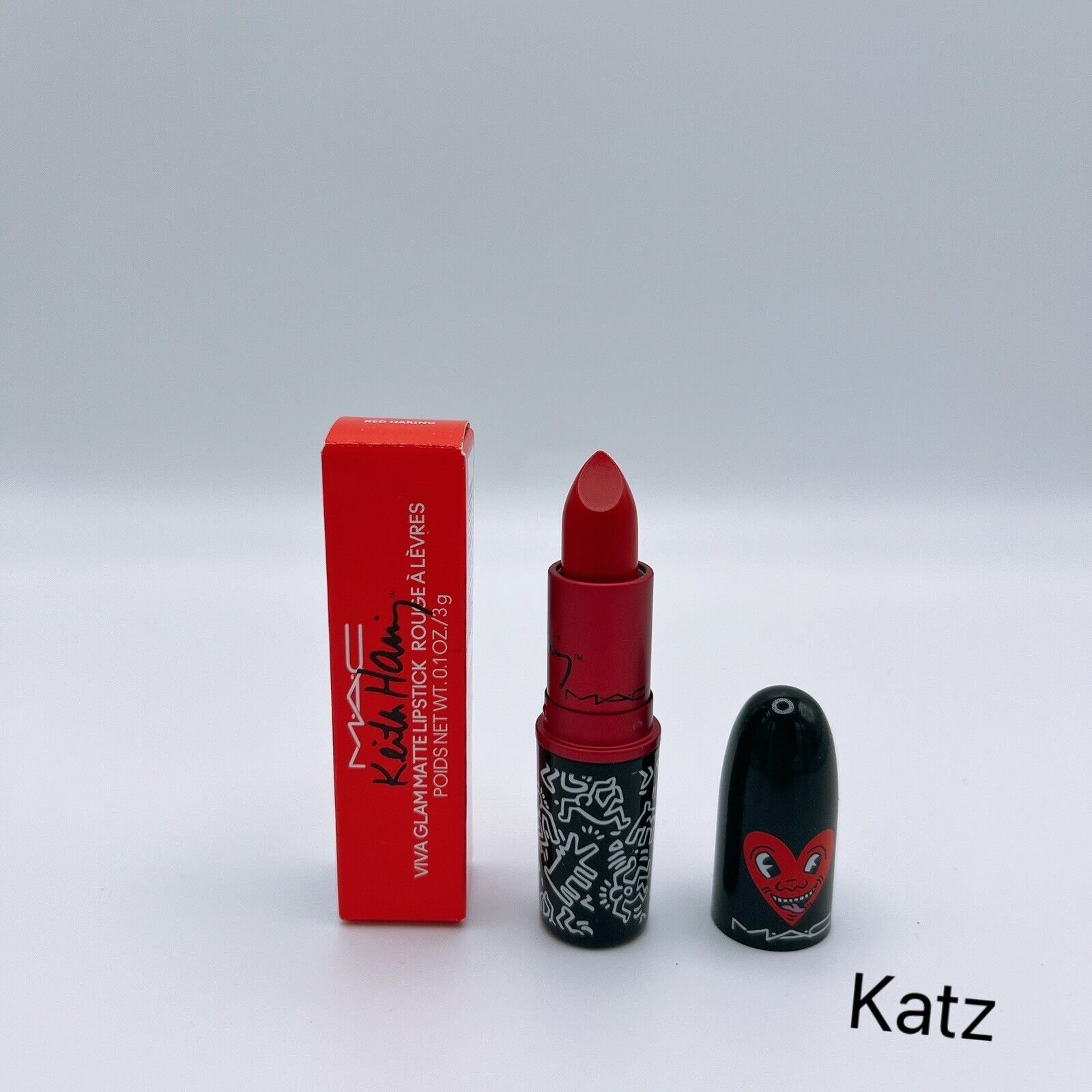 MAC MAC, Viva Glam X Keith Haring, Longwear, Cream Lipstick, Red Haring, 3 g For Women