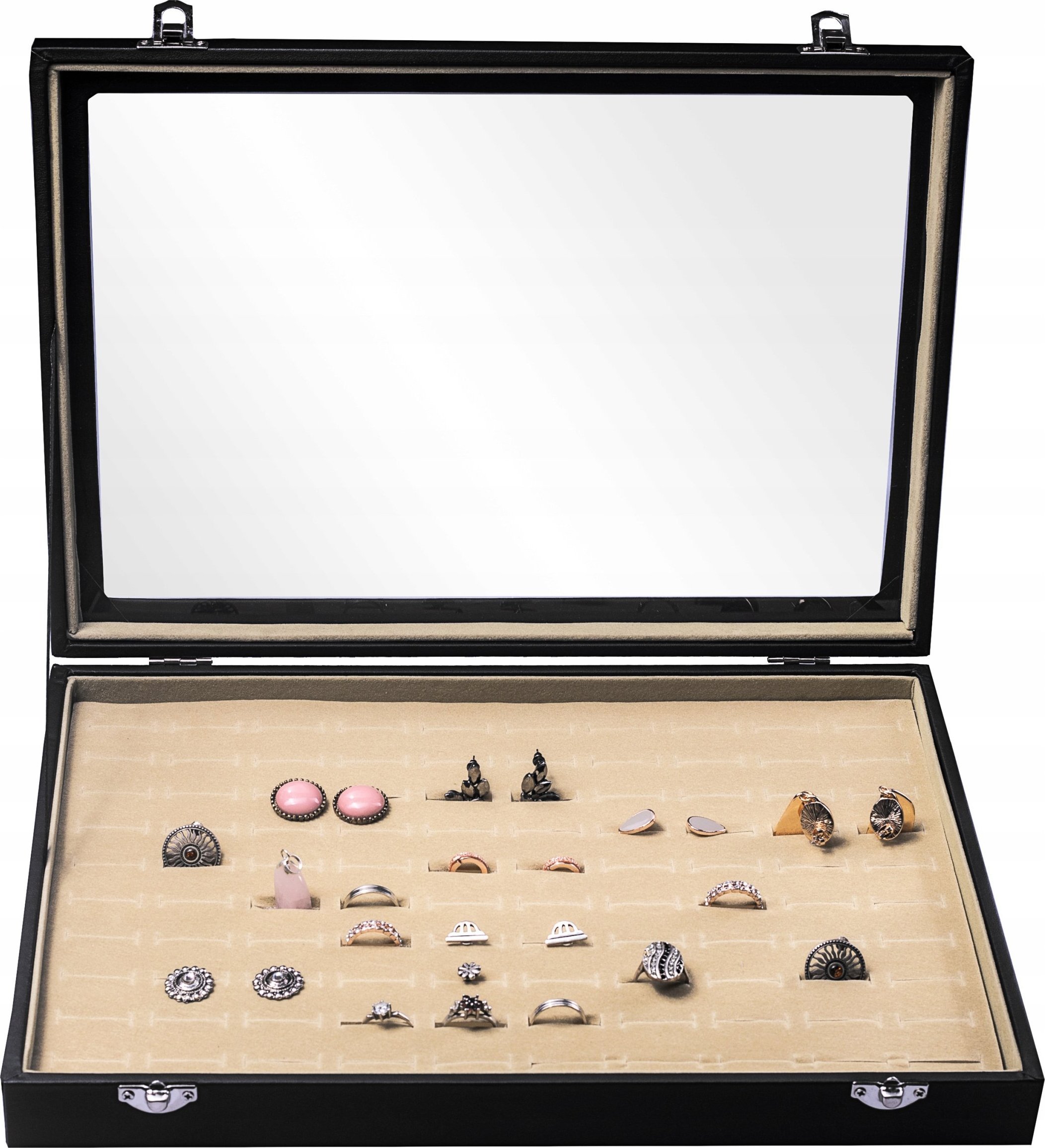 Korbi SZKATUŁKA PUDEŁKO ORGANIZER NA PIERŚCIONKI E2 TACA