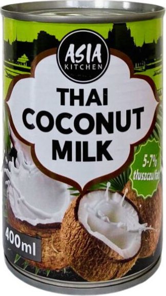 Asia Kitchen Mleko kokosowe light 5-7% tłuszczu 400ml - Asia Kitchen