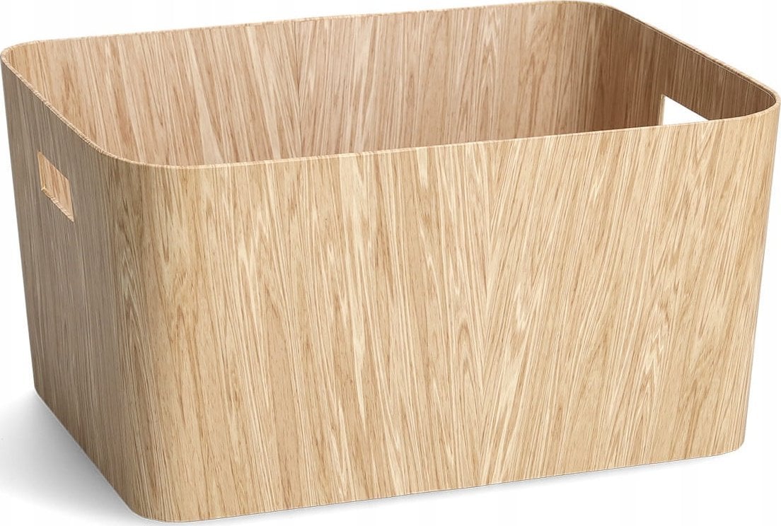 Zeller Pudełko z wytrzymałego kartonu WOOD, 39,5 x 30,5 x 20 cm