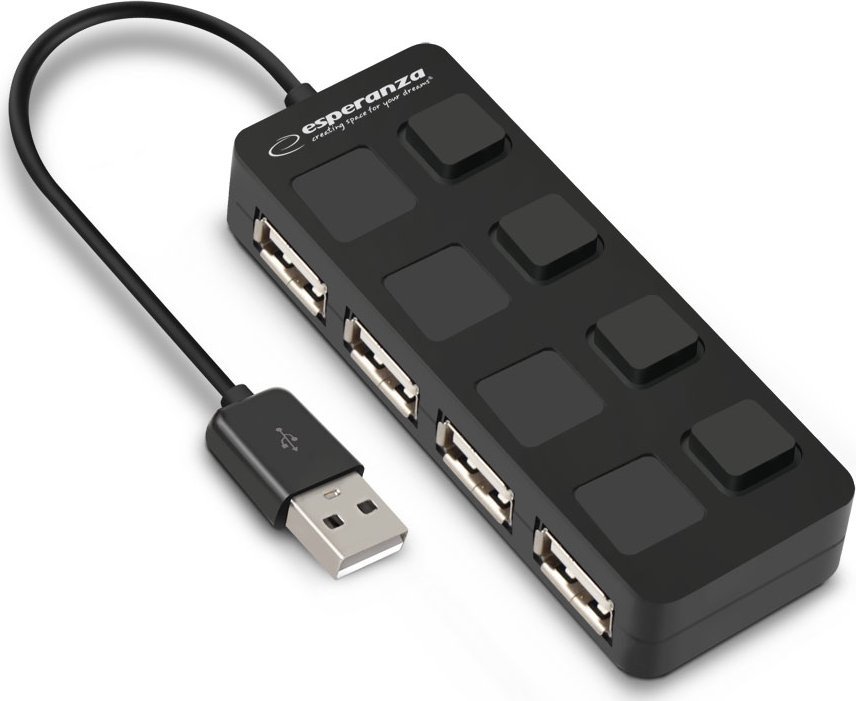 HUB USB Esperanza EA161 Esperanza usb 2.0 hub 4x usb