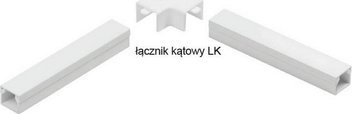 STASIŃSKI Osprzęt do listew elektroinstalacyjnych, łącznik kątowy BIAŁY LK 14x14 (1szt.)