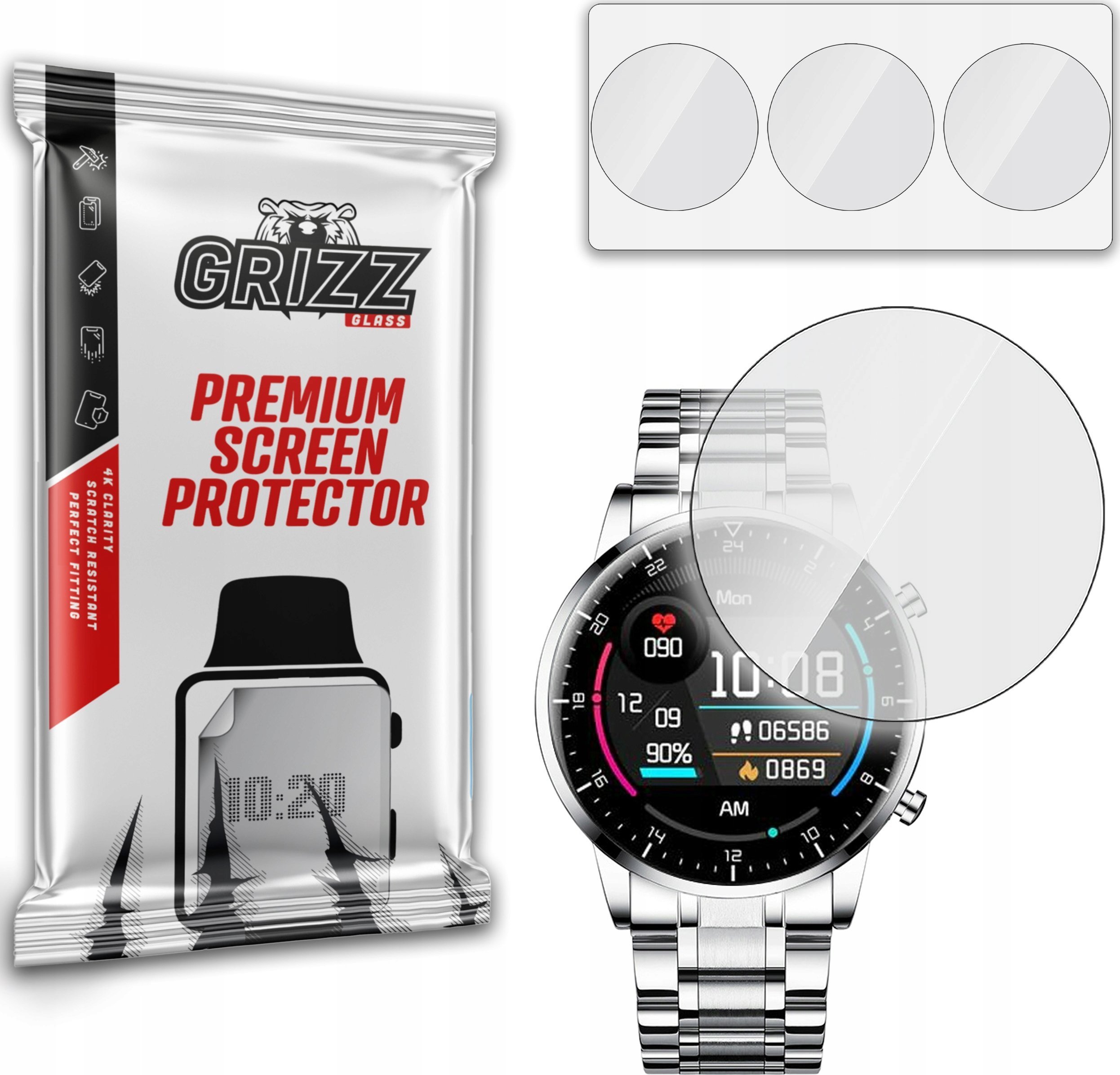 GrizzGlass Folia hydrożelowa Grizz Smartwatch NY19