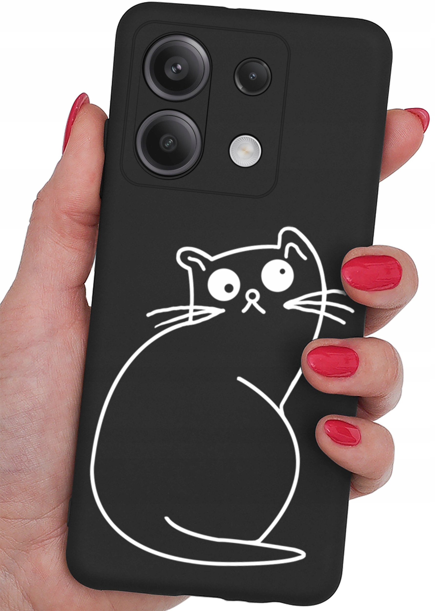 Etui do Xiaomi Redmi Note 13 5G CASE WZORY SOFT MATT PLECKI + SZKŁO 9H