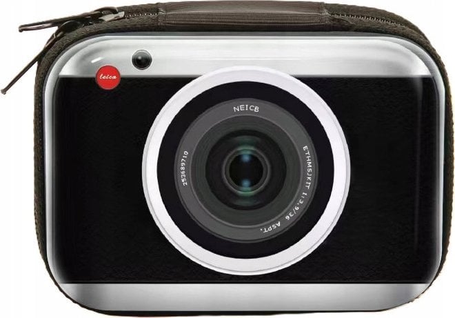 LoveInstant Futerał Etui Case Pokrowiec Na Zdjęcia Do Fuji Instax Mini 12 11 40 9 8 7 Evo Link Liplay / Polaroid Kodak Xiaomi Hp Zink / Czarny Aparat