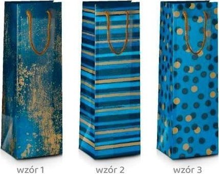 Torba prezentowa Grand Deep Blue 36x12x10cm MIX