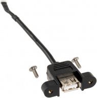 Impactics USB zew. - USB wew., 0.1m, Czarny (GEIP-036)