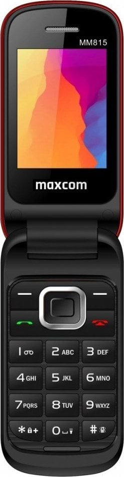 Maxcom Telefon MM 815 DualSIM czerwony