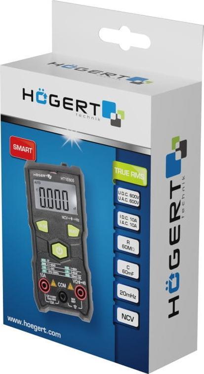 Högert Technik Ht1E605 Uniwersalny Miernik Cyfrowy Full-Smart