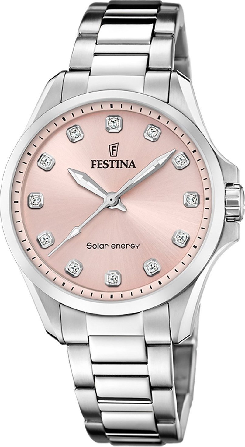 Zegarek Festina Zegarek damski Festina F20654-2 CYRKONIE srebrny