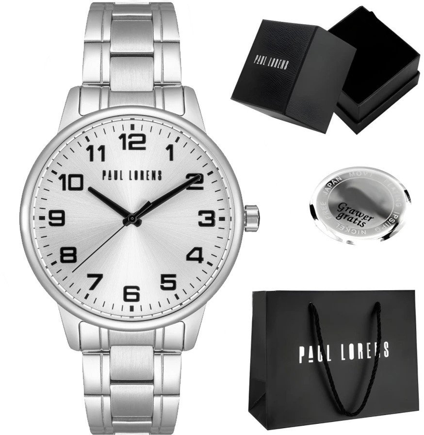 Zegarek męski Paul Lorens GUARO-3C1 Z GRAWEREM