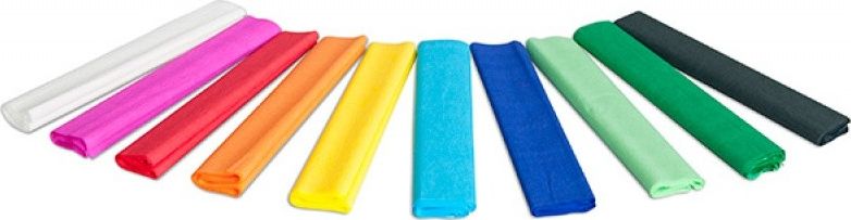 Gimboo Bibuła marszczona GIMBOO, w rolce, 25x200cm, 10szt., mix kolorów