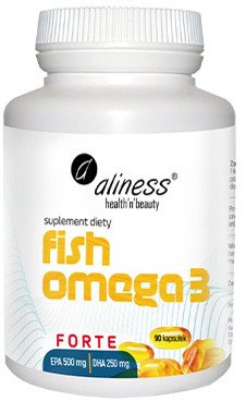 ALINESS - Fish Omega 3 Forte EPA 500mg DHA 250mg - 60caps.