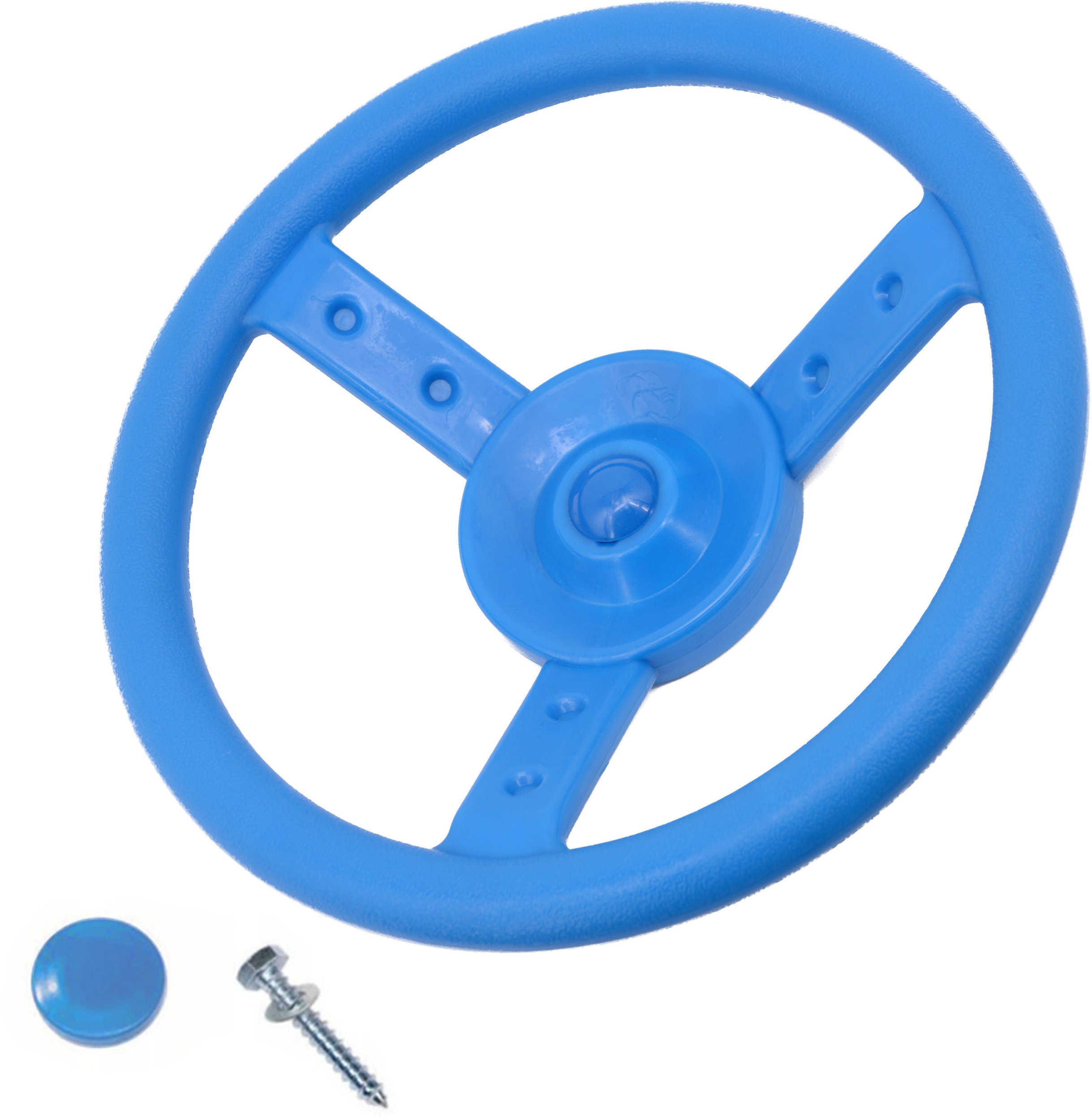 Kierownica na plac zabaw - zabawka edukacyjna - niebieska