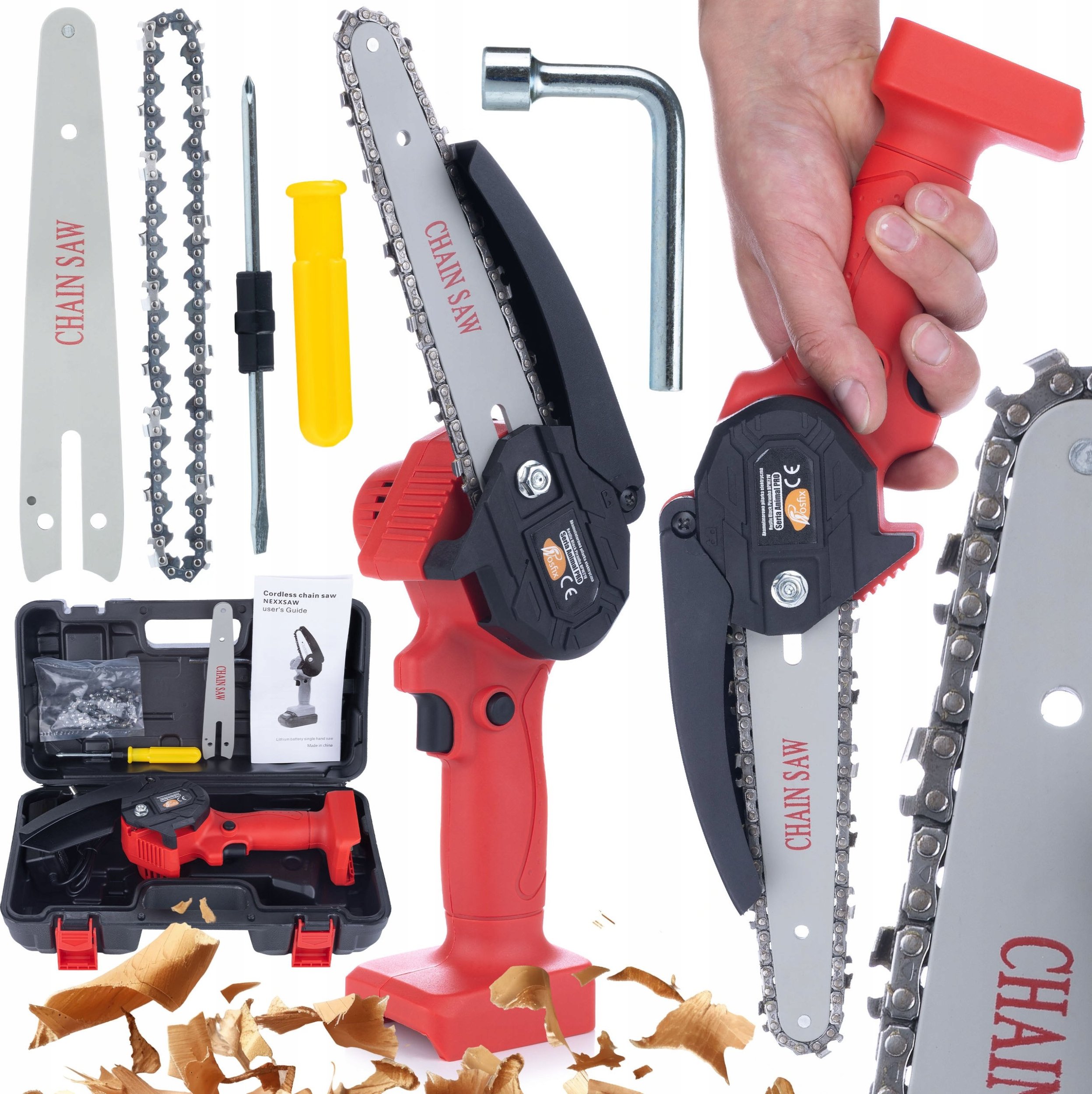 Piła łańcuchowa Rosfix AKUMULATOROWA PILARKA PIŁA ŁAŃCUCHOWA ROSFIX RP21V AKUMULATOROWA 1200W BODY