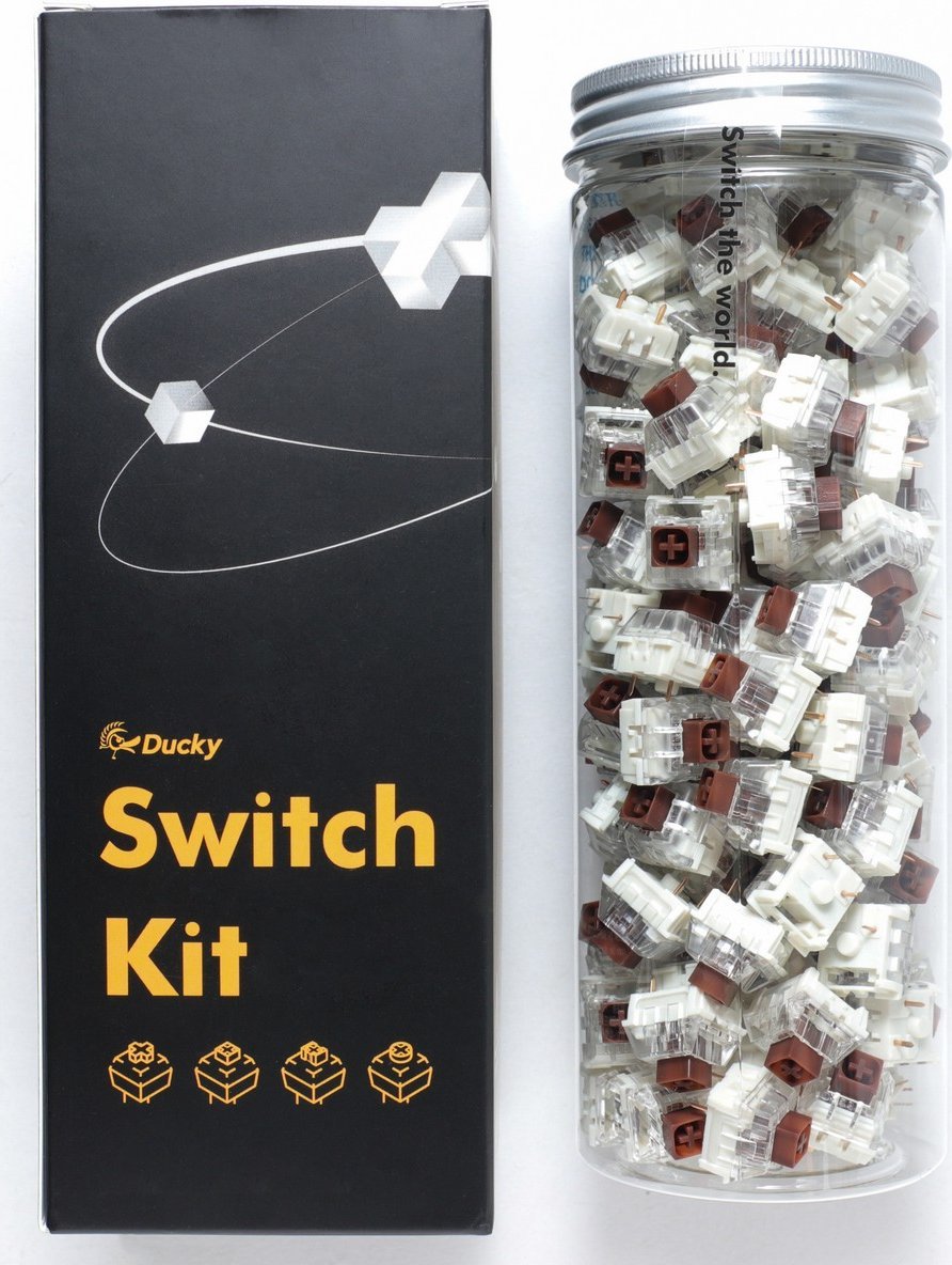 Ducky Ducky Kailh Box Brown Switches, mechanisch, 3-Pin, taktil, MX-Stem, 50g - 110 Stück
