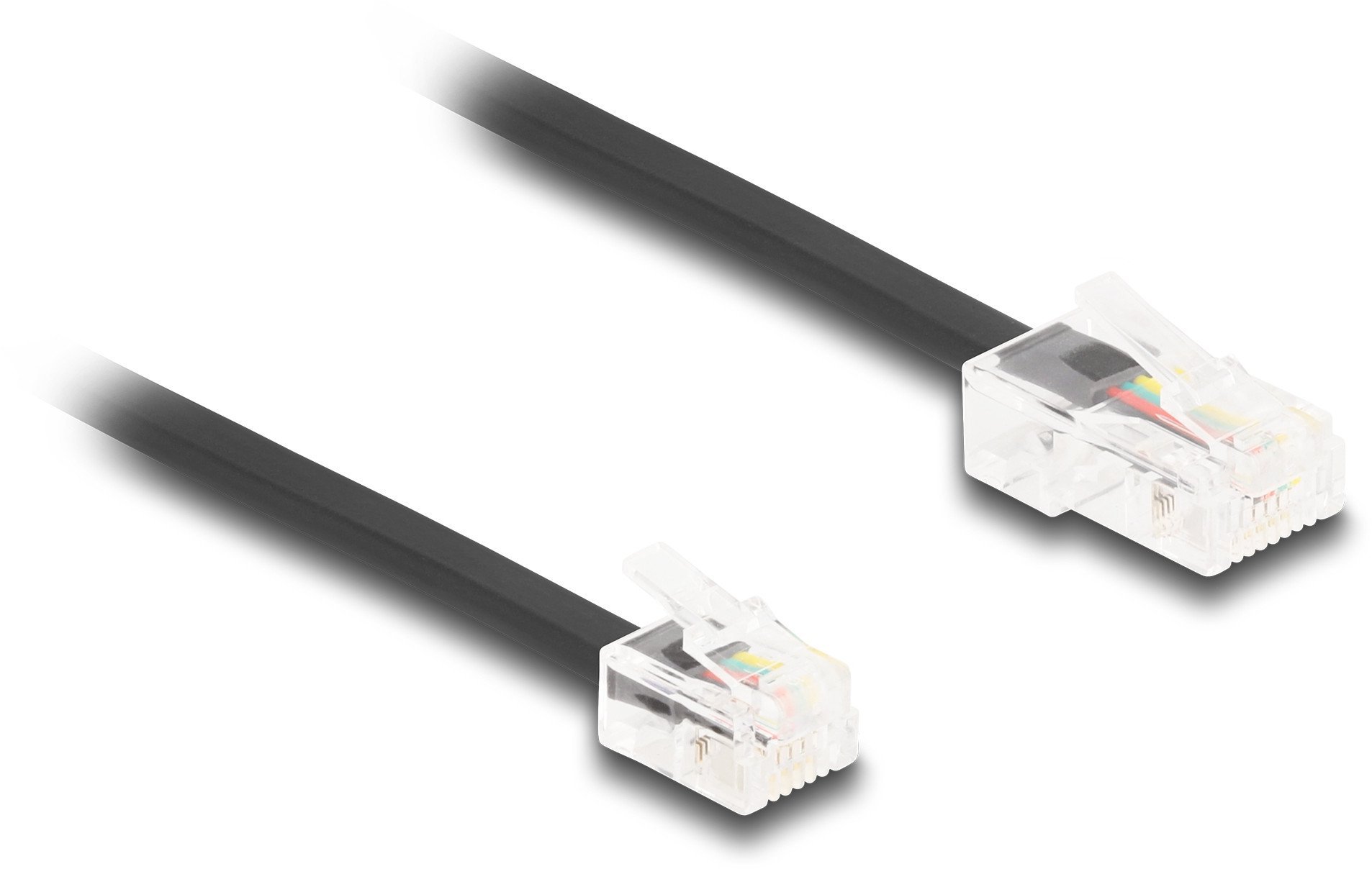 DeLOCK 88037 kabel telefoniczny 3 m Czarny