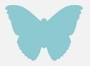 Dziurkacz ozdobny - Motyl 3,8cm MIX