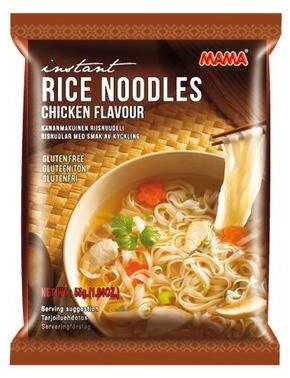 MAMA Zupa instant z makaronem ryżowym o smaku kurczaka 55g