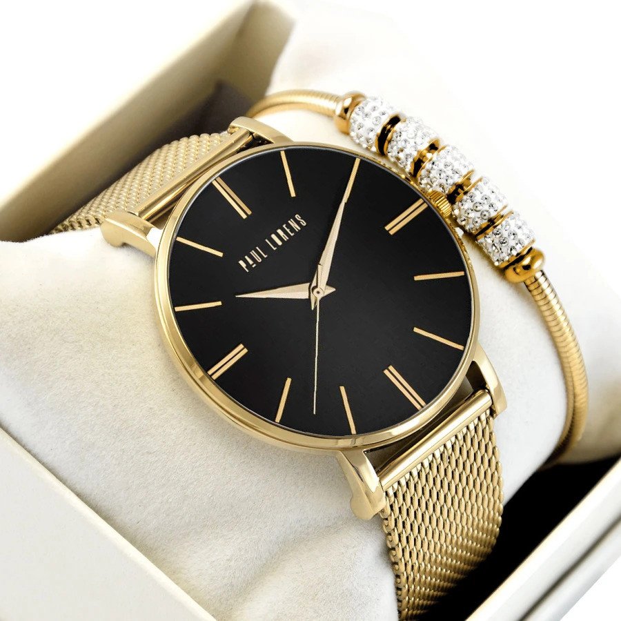 Zestaw damski zegarek Paul Lorens JULIE 10401B-1D1 + bransoletka