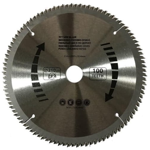 CIRCULAR SAW BLADE 210X25.4X100T